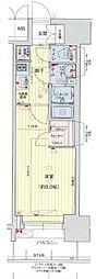 プレサンスNAGOYAファスト 1Kの間取図画像