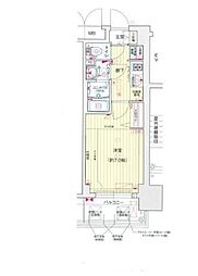 プレサンス上前津フィット 1Kの間取図画像