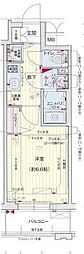 プレサンス千種アイル 1Kの間取図画像