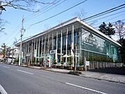 マンションの向かいには「軽井沢ニューアートミュージアム」