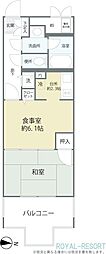 ライオンズヴィラ軽井沢弐番館 1DKの間取図画像