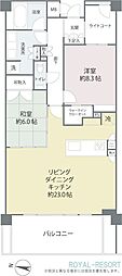 THE KARUIZAWA SUITES 2LDKの間取図画像