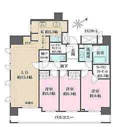 間取図画像 3LDK