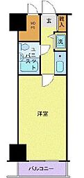 ルイシャトレ恵比寿 1Kの間取図画像