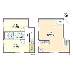 ランドパレス武蔵小山 2LDKの間取図画像