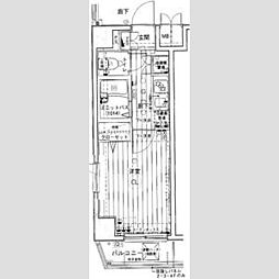 メインステージ代々木公園 1Kの間取図画像
