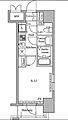 レジディア広尾23階14.5万円