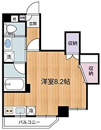 プリマヴェーラ ワンルームの間取図画像