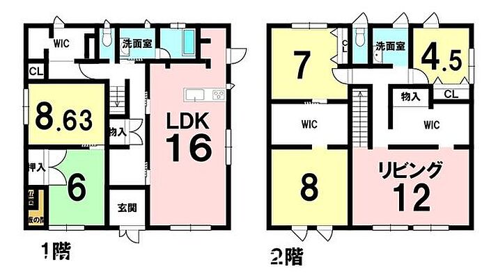 間取り 中古戸建　四日市市石塚町