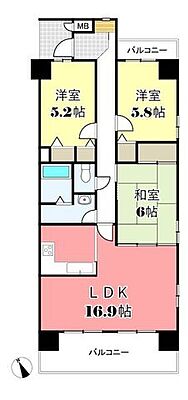 間取り ロイヤルコート堀木 12階/-