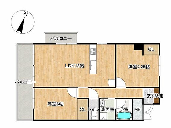【間取図】リフ...
