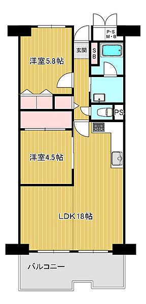 間取りを拡大表示