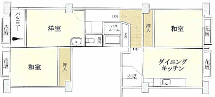 間取りを拡大表示