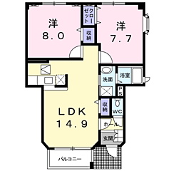 物件の間取り