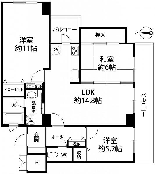 間取りを拡大表示