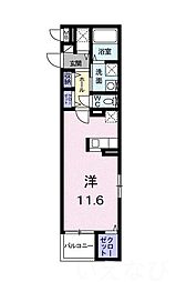 ウインドフィル ワンルームの間取図画像