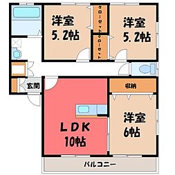 🉐敷金礼金0円！🉐両毛線 国定駅 徒歩51分