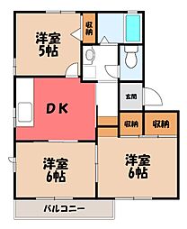 東武伊勢崎線 新伊勢崎駅 3.2km 1階/-