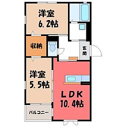 JR両毛線 国定駅 徒歩33分 1階/-