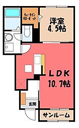 東武伊勢崎線 新伊勢崎駅 徒歩11分 1階/-