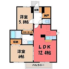 物件の間取り
