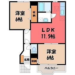 JR上越線 群馬総社駅 徒歩4分 1階/-