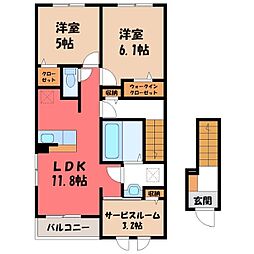 JR両毛線 前橋駅 徒歩18分 2階/-