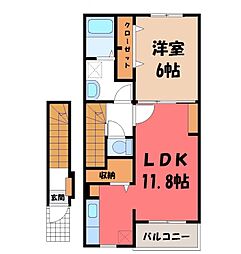 パークレジデンス 1LDKの間取図画像