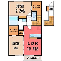 JR両毛線 駒形駅 徒歩19分 2階/-