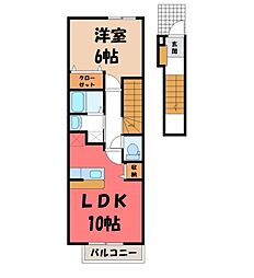 アンデス1 1LDKの間取図画像