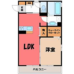 間取図画像 1LDK