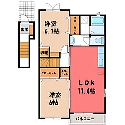 ヴィラ・フォレスト B 2階