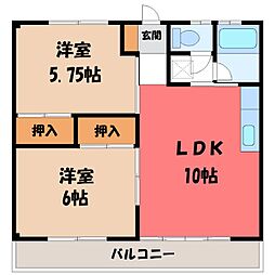 東武伊勢崎線 新伊勢崎駅 3.1km