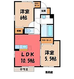 東武伊勢崎線 剛志駅 4km