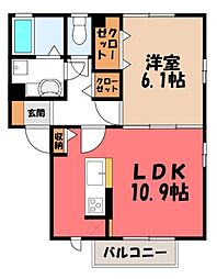 エヴァ―ヒルズ 2階