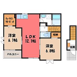 JR両毛線 国定駅 徒歩26分