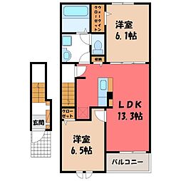 JR上越線 高崎問屋町駅 徒歩31分 2階/-