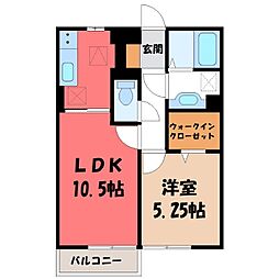 JR両毛線 国定駅 3.1km