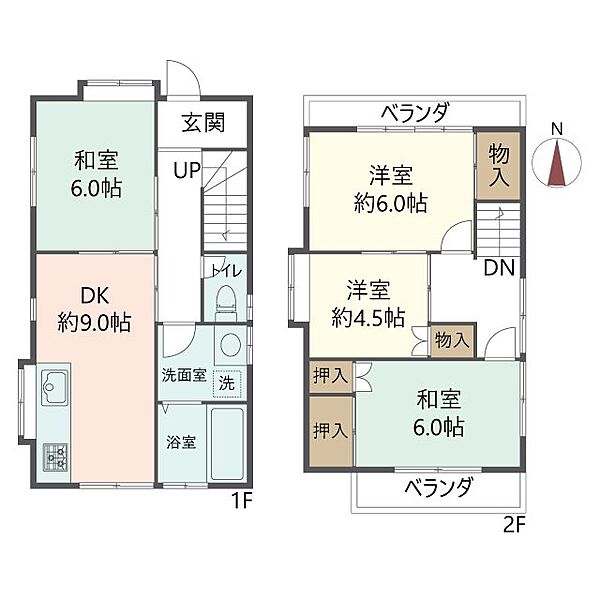間取りを拡大表示