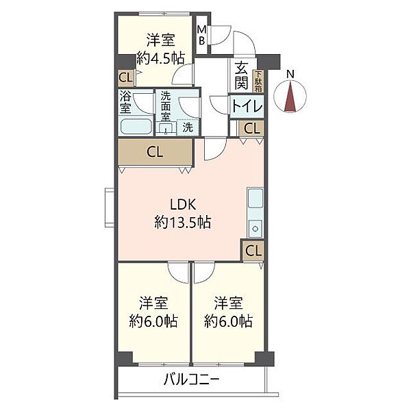間取りを拡大表示