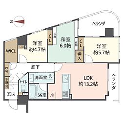 間取図画像 3LDK