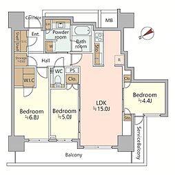 間取図画像 3LDK
