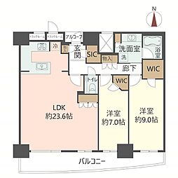 間取図画像 2SLDK