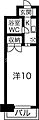 ロマネスク西新4階3.9万円