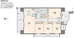 リコット岡崎城 4LDKの間取図画像