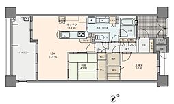 サンシティ美合ステーション 2LDKの間取図画像
