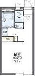 レオパレスヴィラコロンナ千里 1Kの間取図画像