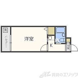 アクエルド大淀 1Kの間取図画像