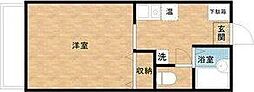 ベル・レオーネ 1Kの間取図画像