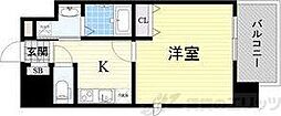 ALZA松ヶ枝2 1Kの間取図画像